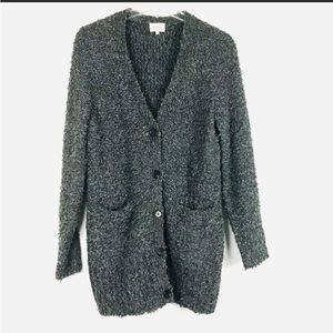 Aritzia Wilfred Alpaca buttoned oversized Cardigan
